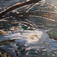 Am Fluss (Acryl)